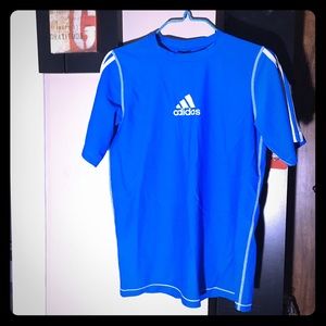Adidas 3-striped short sleeve shirt